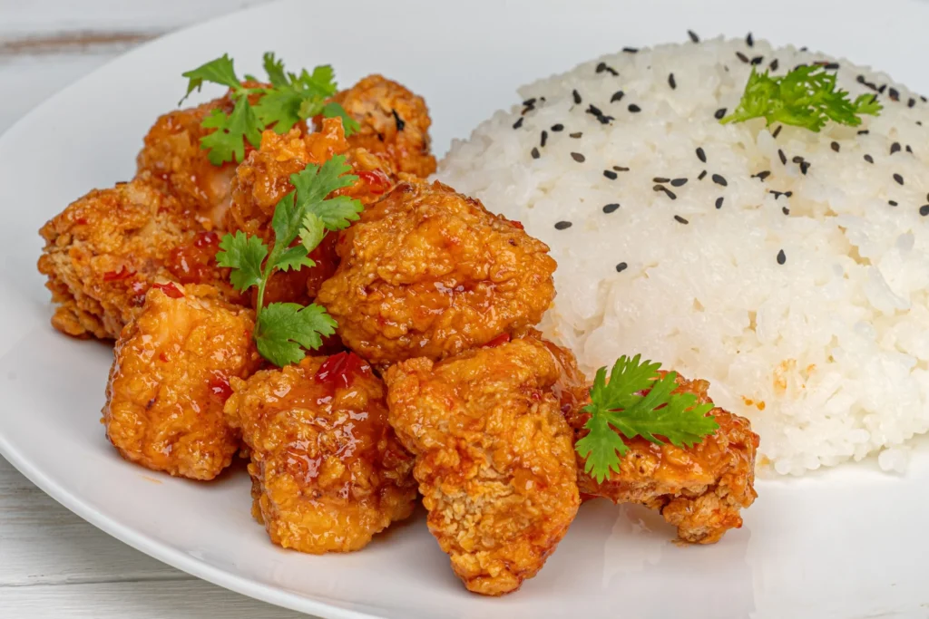 Orange Chicken: Crisp Chicken in a Sticky Sauce