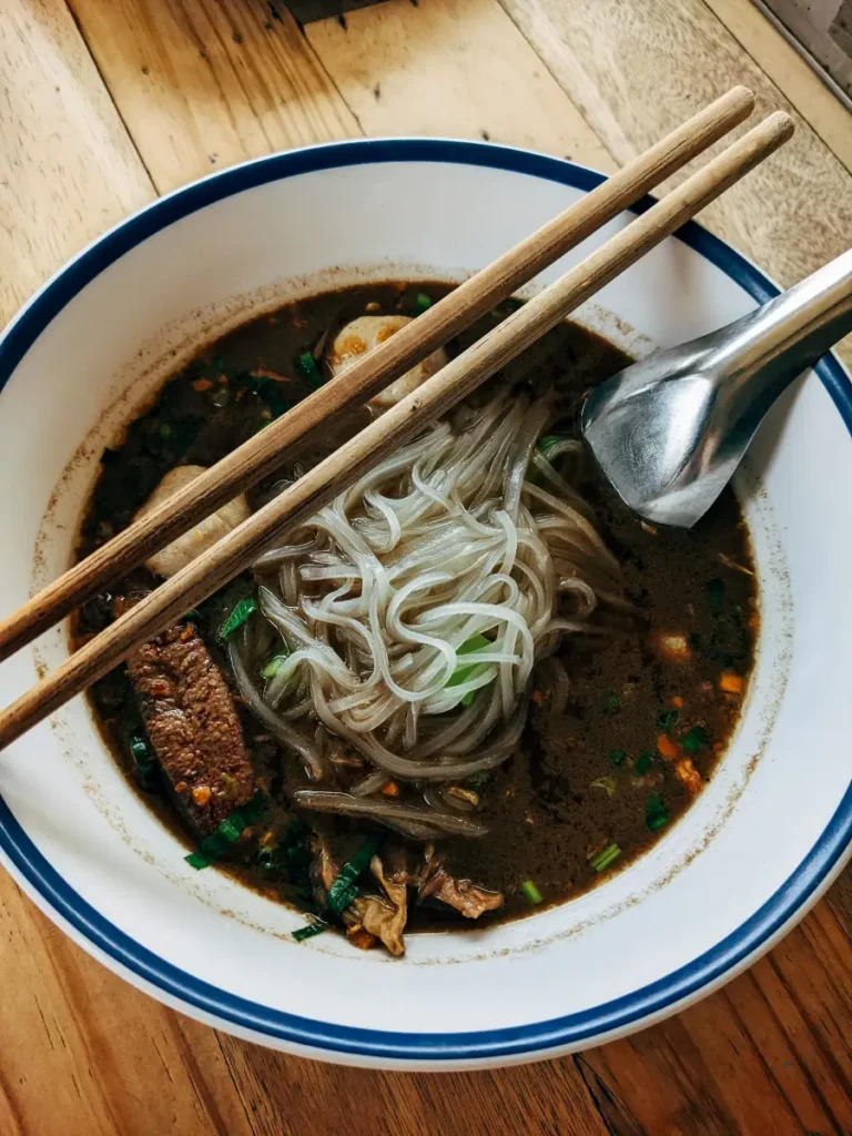 Bowl of Thai red curry